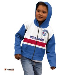 Western Bulldogs Football Kid Hoodie Go Doggies Sporty Style