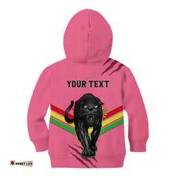 Personalised NRL Panthers Kid Hoodie Premiers Three Peat Proud Of Our Boys Pink