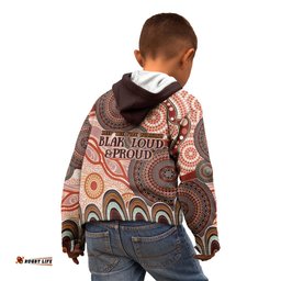 Generational Warriors NAIDOC 2024 Kid Hoodie Make a Fire Indigenous Cultural Spirit