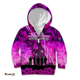 Australia ANZAC Day Kid Hoodie The Unsung Heroes Sisters of War