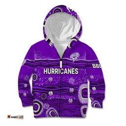 Australia Hurricanes Cricket Kid Hoodie Indigenous