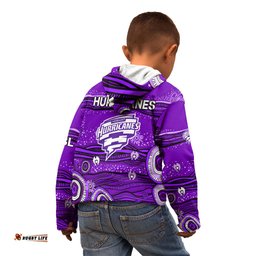 Australia Hurricanes Cricket Kid Hoodie Indigenous