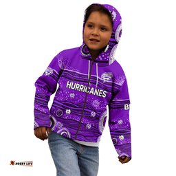 Australia Hurricanes Cricket Kid Hoodie Indigenous