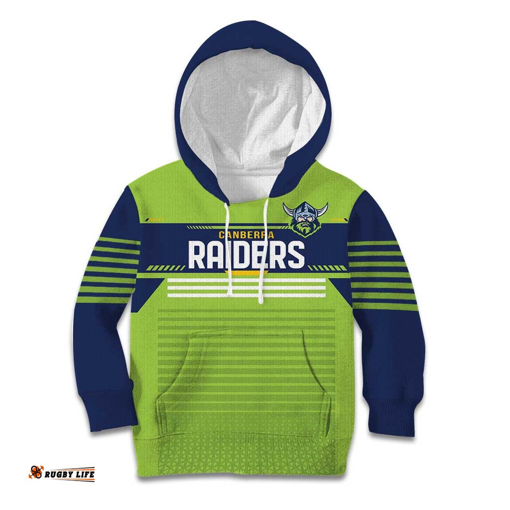 Raiders Rugby Custom Kid Hoodie The Green Machine Simple Style