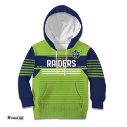 Raiders Rugby Custom Kid Hoodie The Green Machine Simple Style