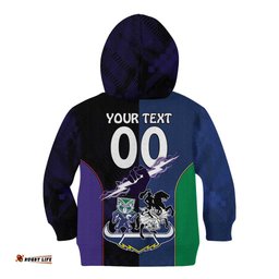 Custom Dragons Cowboys Combine Storm Warriors Kid Hoodie Sport Style Version 01