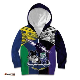 Custom Dragons Cowboys Combine Storm Warriors Kid Hoodie Sport Style Version 01