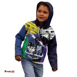 Custom Dragons Cowboys Combine Storm Warriors Kid Hoodie Sport Style Version 01