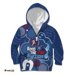NAIDOC Week Kid Hoodie NSW Blues Platypus