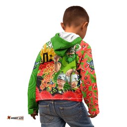 Personalised Mascot Raiders ANZAC Kid Hoodie Lest We Forget