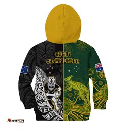 Australia Rugby Mix Aotearoa Rugby Hoodie KID Wallabies All Black Special Version
