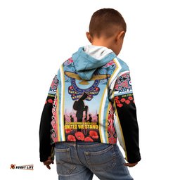 Royal New Zealand Air Force ANZAC Day Kid Hoodie Te Tauaarangi o Aotearoa