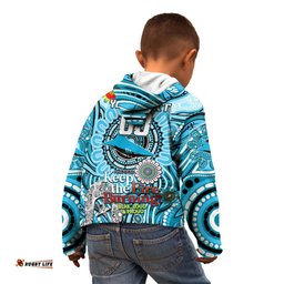 Custom NAIDOC Week 2024 Sharks Kid Hoodie Mascot Rugby