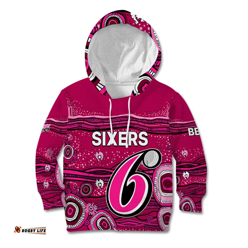 Australia Sixers Cricket Kid Hoodie Indigenous