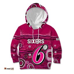 Australia Sixers Cricket Kid Hoodie Indigenous