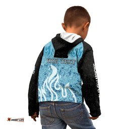 Custom Brisbane Heat Champions BBL13 Kid Hoodie