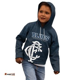 AFL Blues Champions Kid Hoodie Proud Carlton Aboriginal Vibe