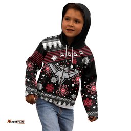 Custom Bombers Football Kid Hoodie Christmas Vibe