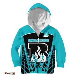 Brisbane Heat Cricket Hoodie KID Simple Style