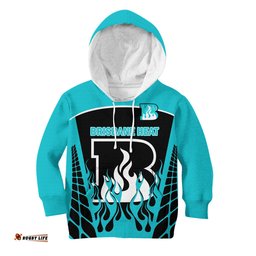 Brisbane Heat Cricket Hoodie KID Simple Style