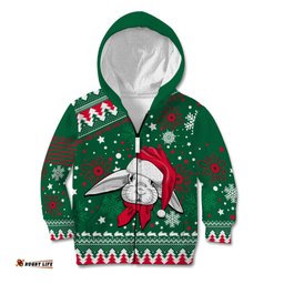 Rabbitohs Rugby Kid Hoodie Glory Glory The South Christmas Vibe Unique