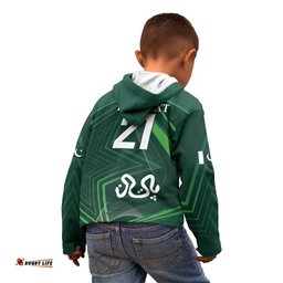 Custom Pakistan Cricket Kid Hoodie Go Shaheens Sporty Version