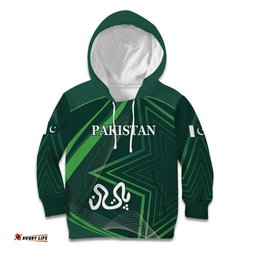 Custom Pakistan Cricket Kid Hoodie Go Shaheens Sporty Version
