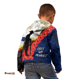 ANZAC Lest We Forget Hoodie Kid All Gave Some, Some Gave All