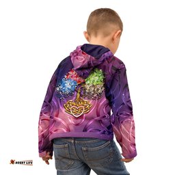 Celtic Mother's Day Zip Hoodie Kid Mother With Child