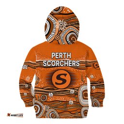 Australia Scorchers Cricket Kid Hoodie Indigenous