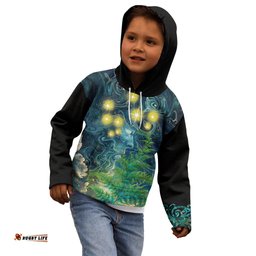 New Zealand Matariki Waipuna a rangi Kid Hoodie He Roimata o Rangi