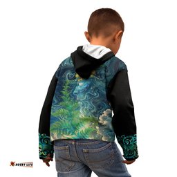 New Zealand Matariki Waipuna a rangi Kid Hoodie He Roimata o Rangi