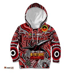Custom Essendon Bombers NAIDOC Week 2024 Kid Hoodie Mascot Football