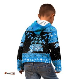 Adelaide Strikers Cricket Christmas Kid Hoodie Merry Xmas Indigenous Art