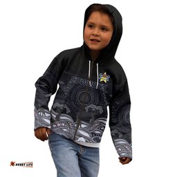 Custom Cowboys Rugby Kid Hoodie The Starry Night Indigenous