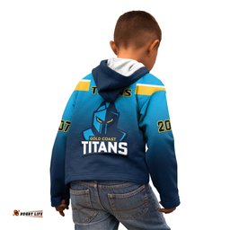 Titans Rugby Kid Hoodie Gold Coast 2007 Sporty Style