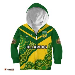 Australia Rugby Hoodie KID Jillaroos Champions Indigenous Yellow Style
