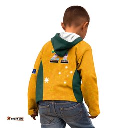 Custom Australia Matildas Pride With Kangaroo Kid Hoodie