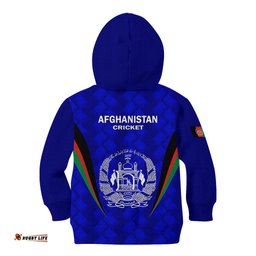 Afghanistan Cricket Kid Hoodie Go Champions World Cup