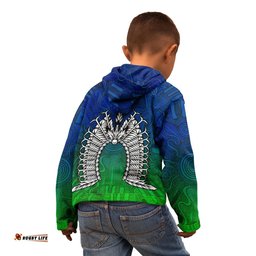 Torres Strait Islanders Kid Hoodie Dhari Mask