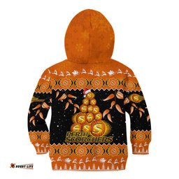 Perth Scorchers Cricket Christmas Kid Hoodie Merry Xmas Indigenous Art