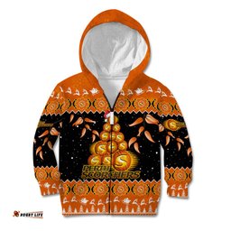 Perth Scorchers Cricket Christmas Kid Hoodie Merry Xmas Indigenous Art