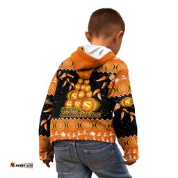 Perth Scorchers Cricket Christmas Kid Hoodie Merry Xmas Indigenous Art