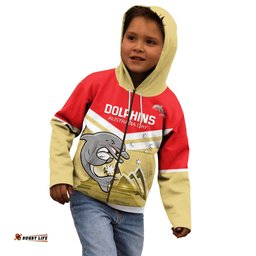 Custom Australia Day Dolphins Kid Hoodie NRL 2024 With Sydney Opera House