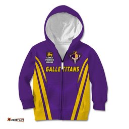 Custom Galle Cricket Kid Hoodie Lanka League