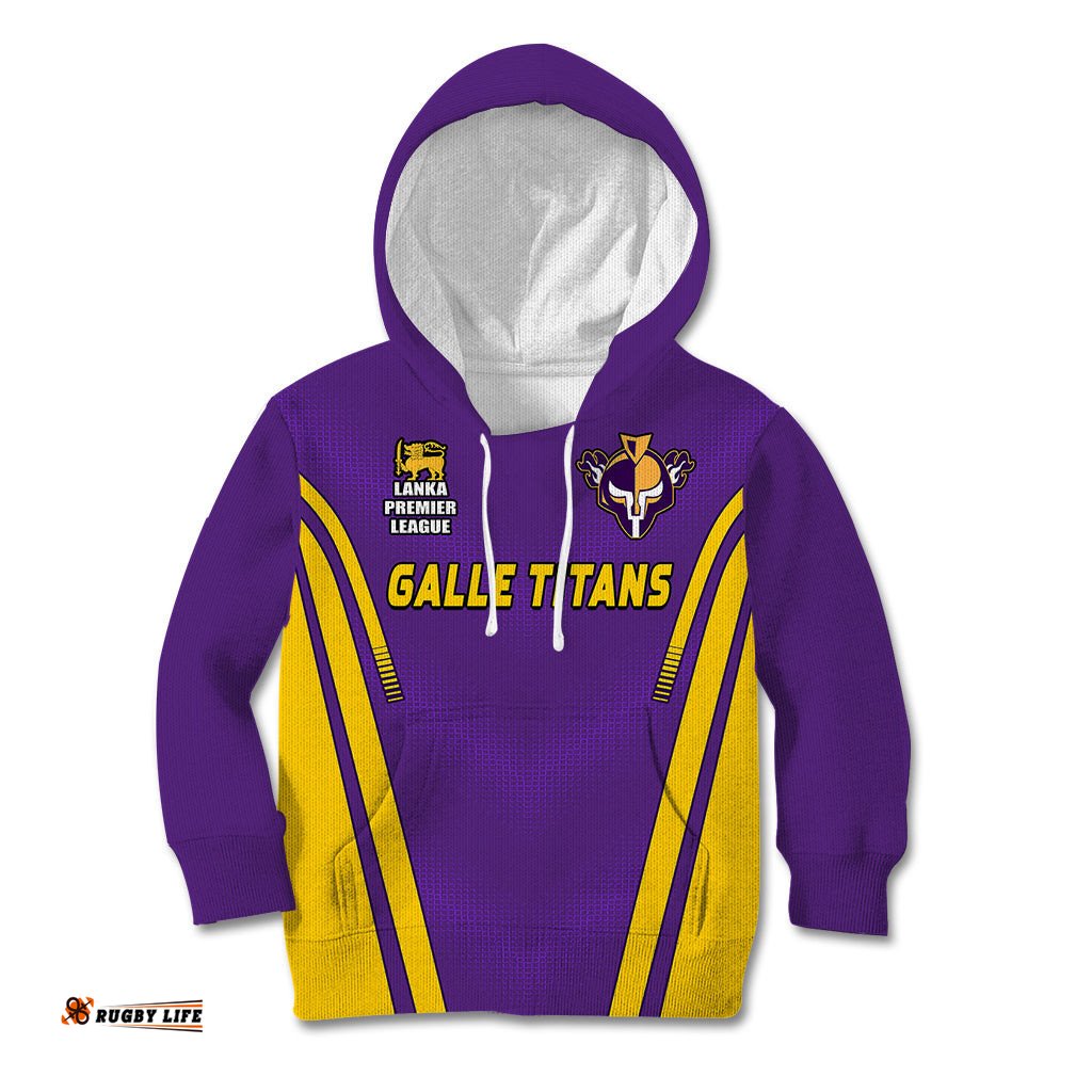 Custom Galle Cricket Kid Hoodie Lanka League