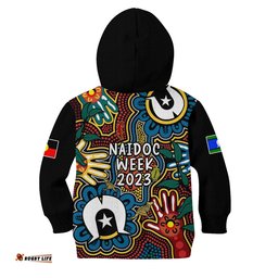 Australia NAIDOC Week Hoodie KID For Our Elders Indigenous