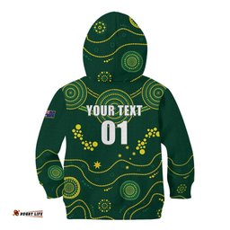 Australia 2024 Rugby Kid Hoodie Go Wallabies