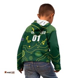 Australia 2024 Rugby Kid Hoodie Go Wallabies