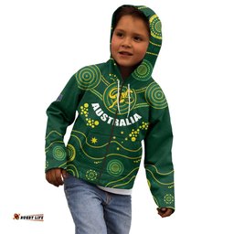 Australia 2024 Rugby Kid Hoodie Go Wallabies